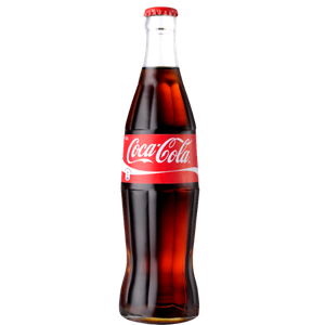 COCA COLA GLASS BOTTLE